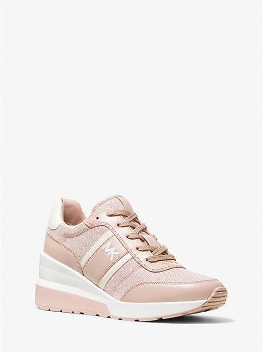 Mabel Glitter Chain Mesh Trainer