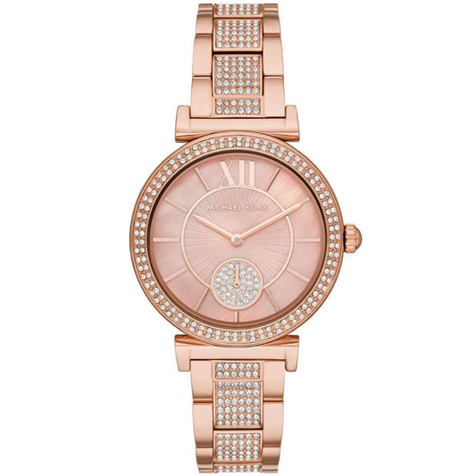 Women's Abbey Rose Gold-Tone Stainless Steel Bracelet Watch