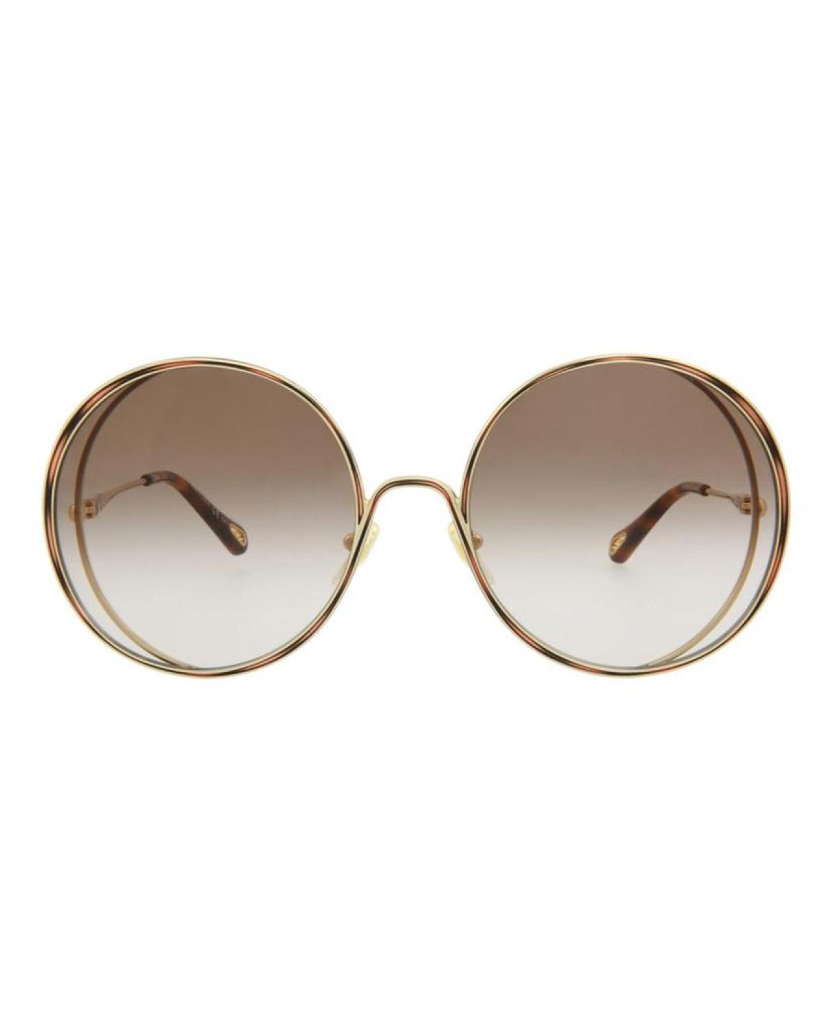 Round-Frame Metal Sunglasses