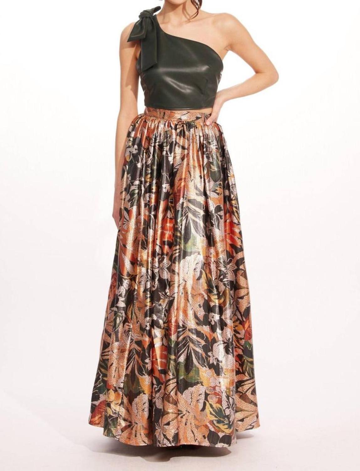 Anova Skirt In Glitter Bloom