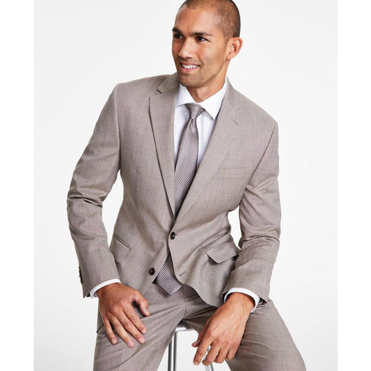 Men's Classic-Fit Stretch Wool-Blend Suit Jacket