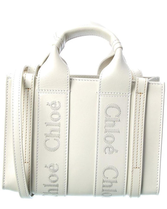 Chloé Woody Mini Leather Tote