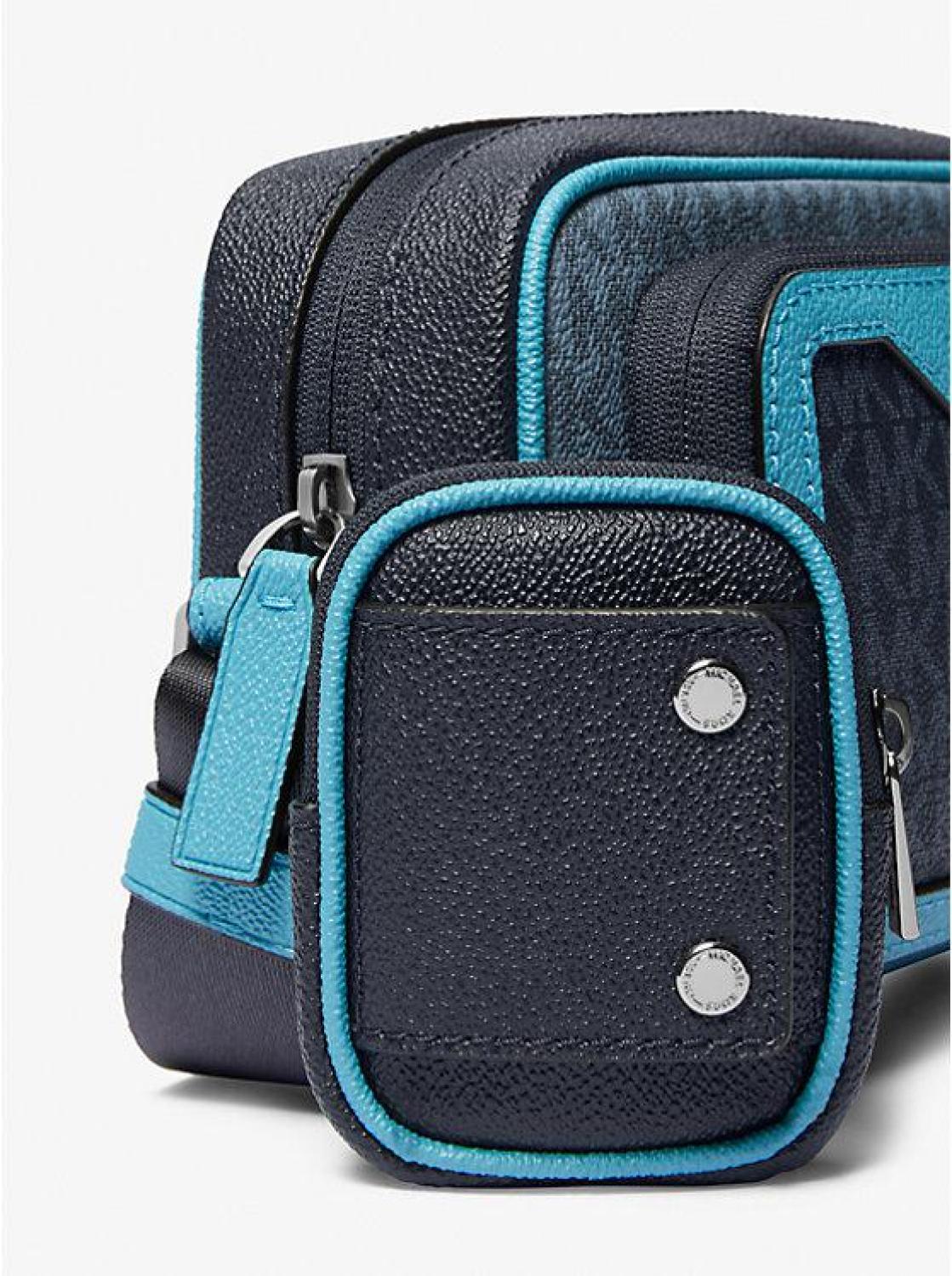 Cooper Color-Block Signature Logo Camera Bag