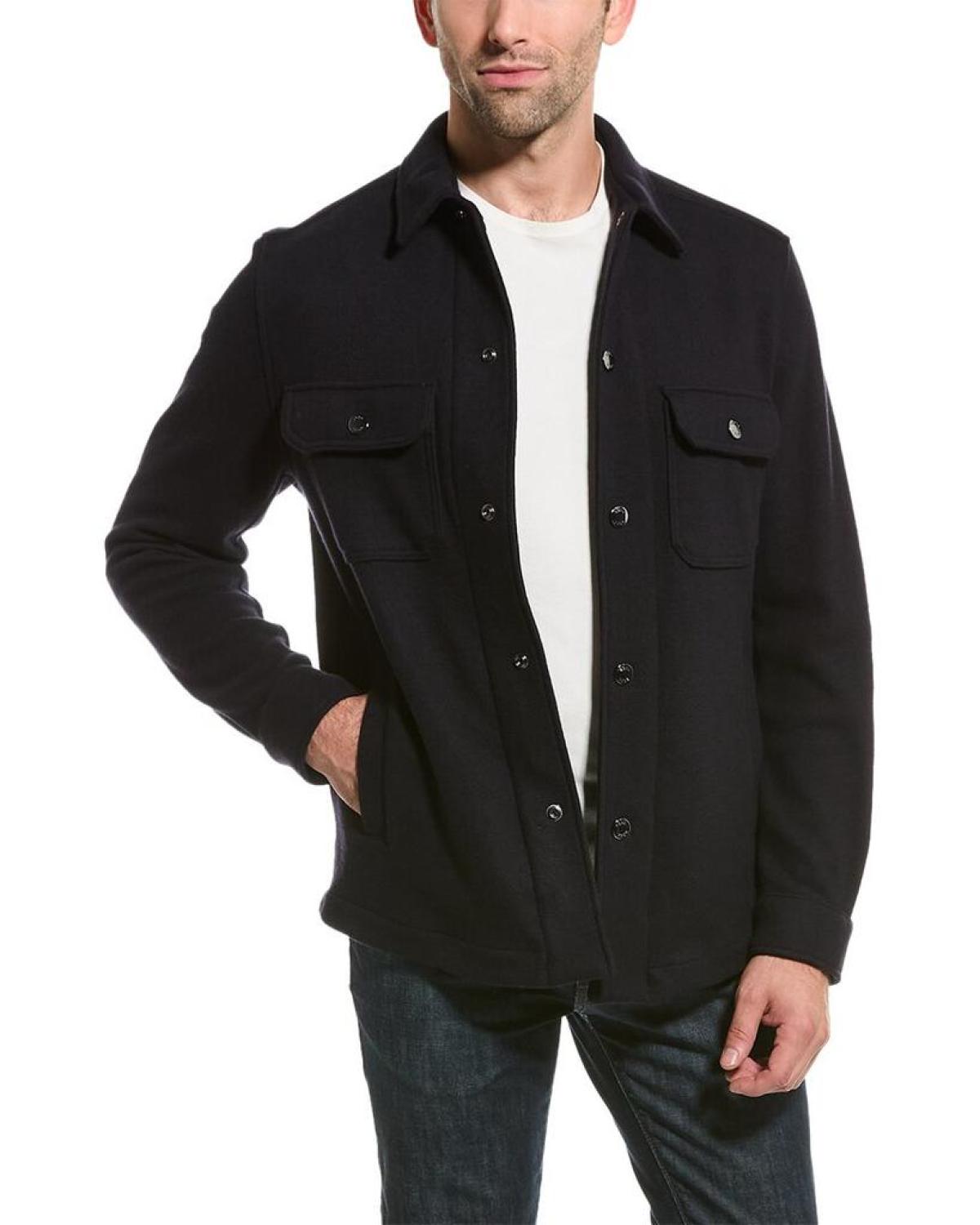 BOSS Hugo Boss Relaxed Fit Wool-Blend Jacket