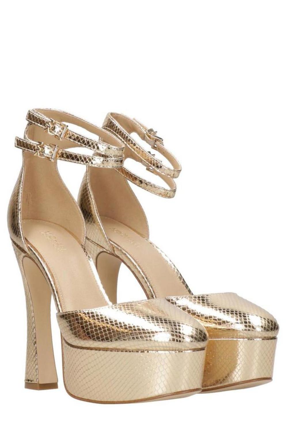 Michael Michael Kors Round Toe Platform Pumps