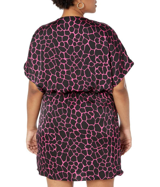 Plus Size Giraffe Wrap Dress