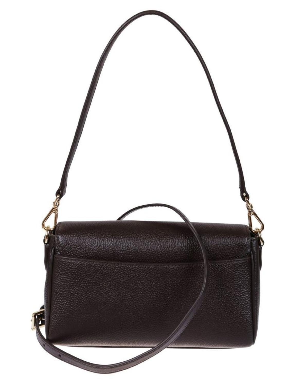 Michael Michael Kors Logo Engraved Fold-Over Shoulder Bag