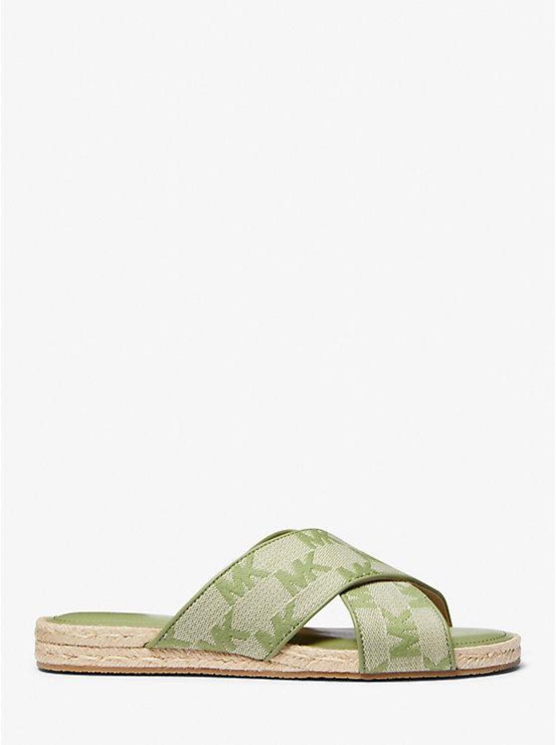 Jolie Logo Jacquard Espadrille Sandal