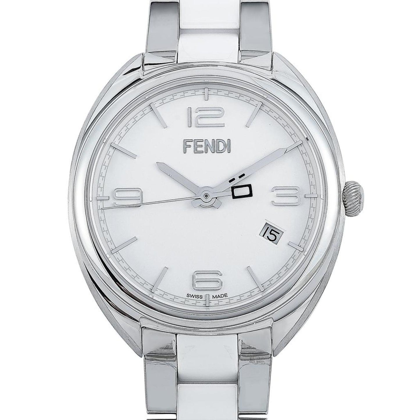 Fendi Momento White Quartz Watch F211034004