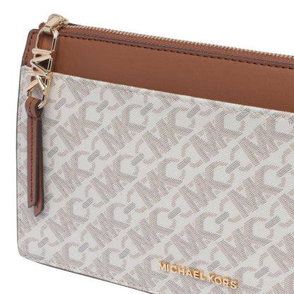 Michael Michael Kors Monogram Jacquard Zipped Crossbody Bag