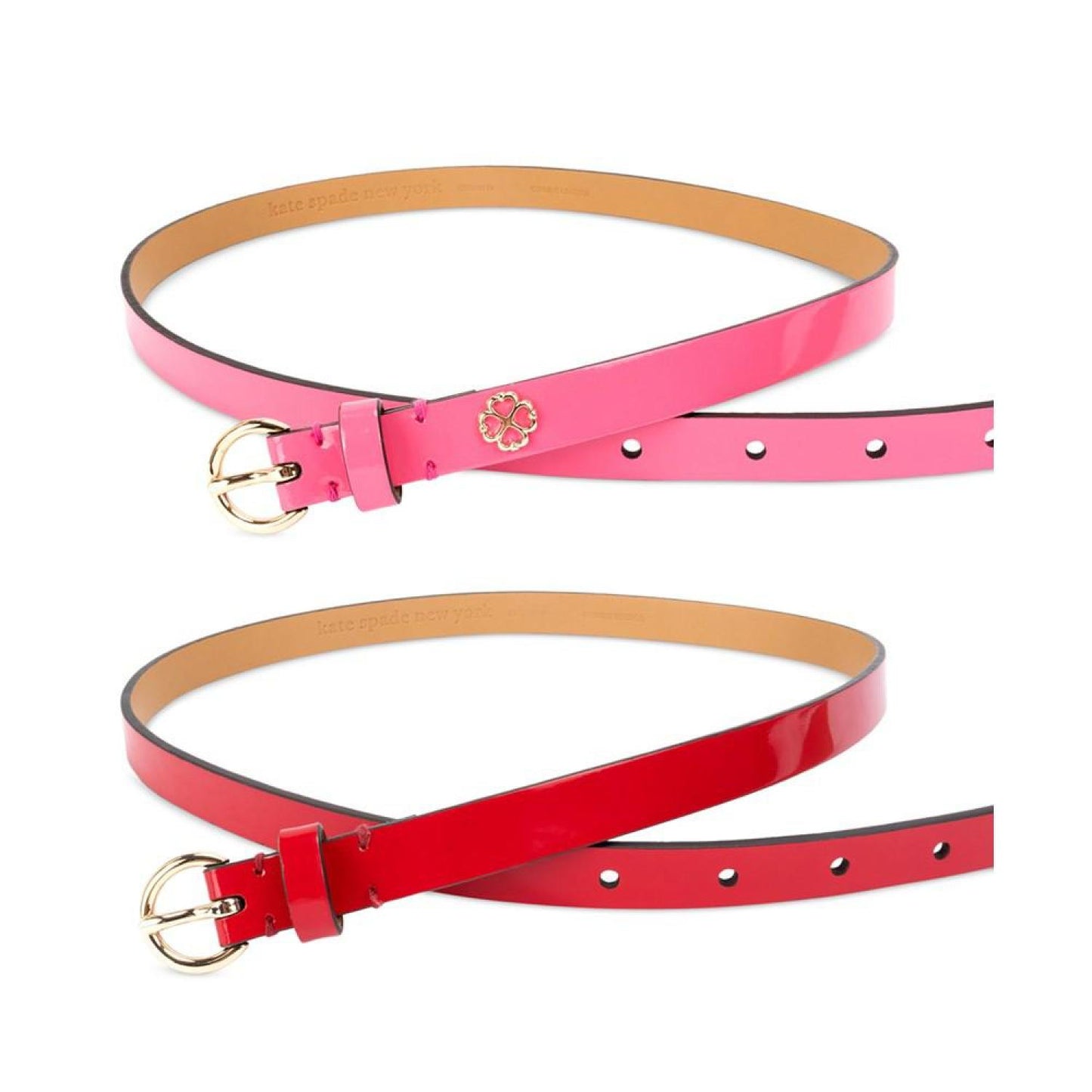 Women's 2-Pc. Patent Leather Belts