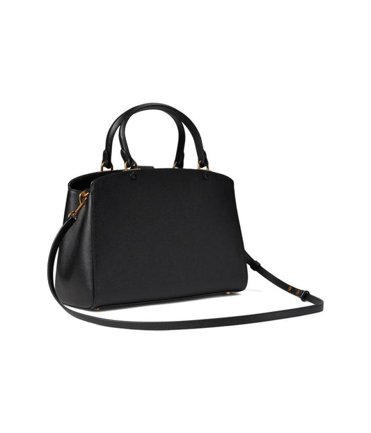 Katy Textured Leather Satchel