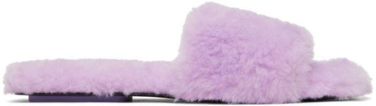 Purple 'The J Marc' Teddy Sandals