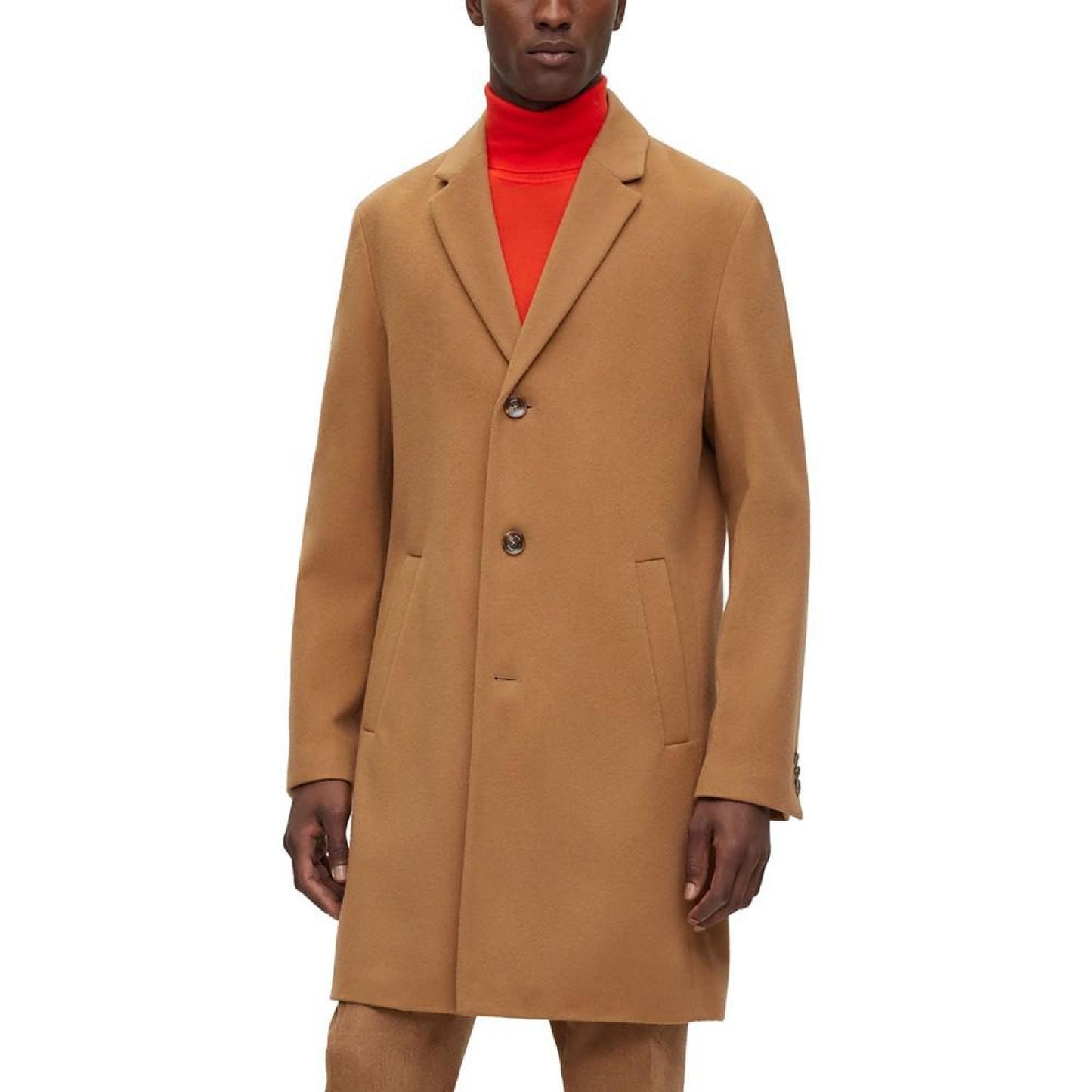 Men's Fully Lined Regular-Fit Coat