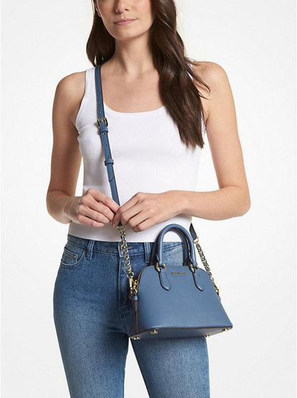 Veronica Extra-Small Saffiano Leather Crossbody Bag