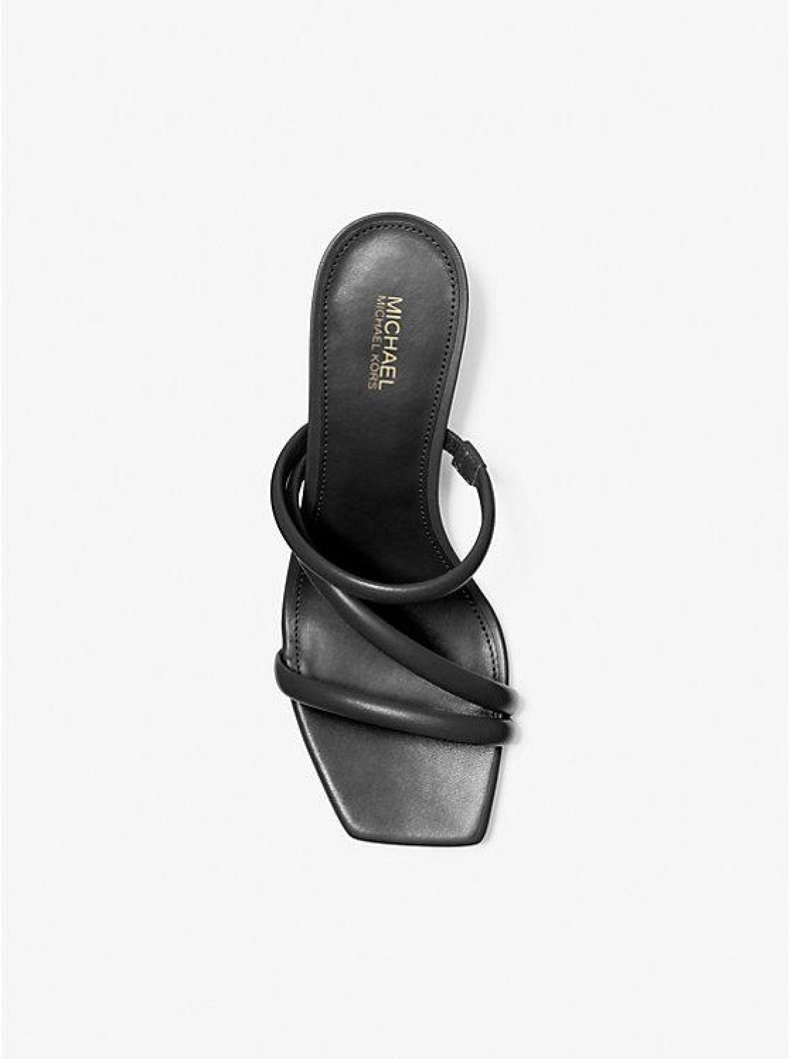 Celia Leather Kitten Sandal