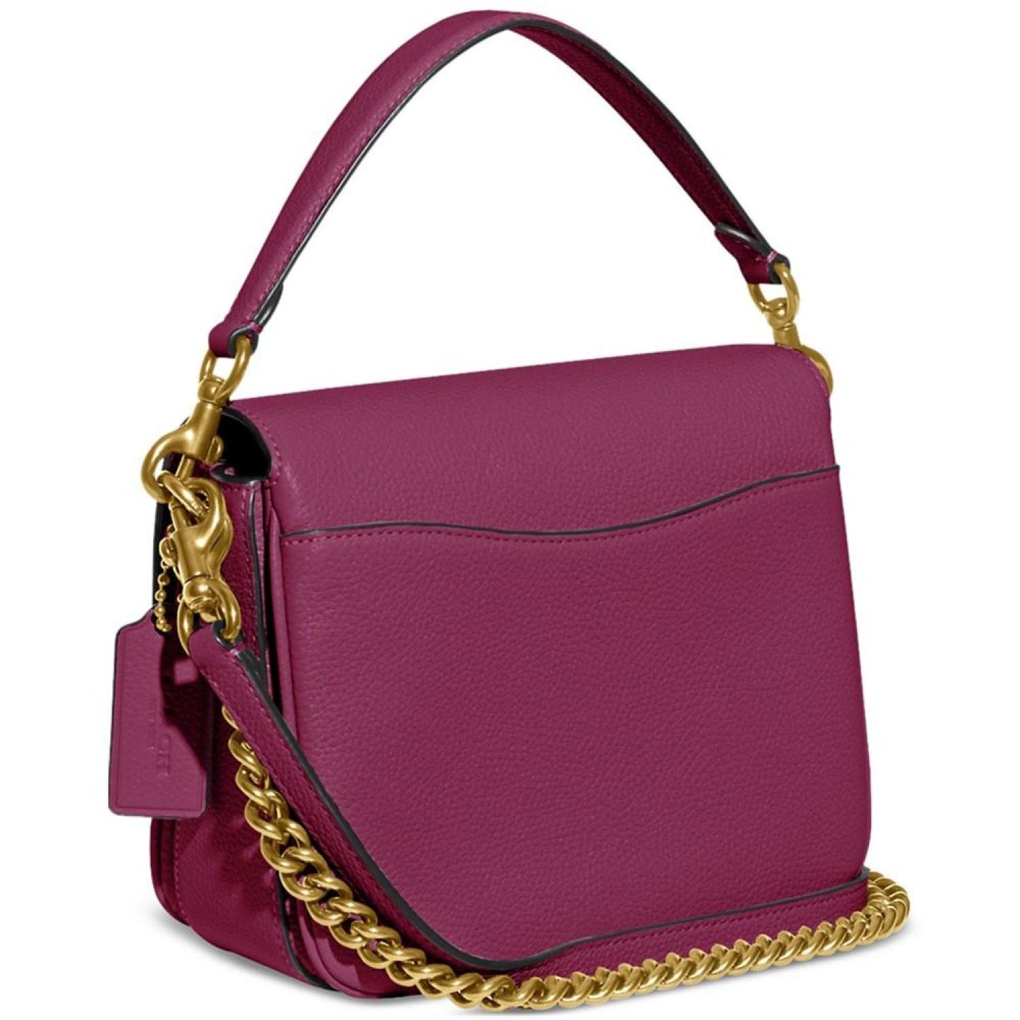 Polished Pebbled Leather Cassie Crossbody 19