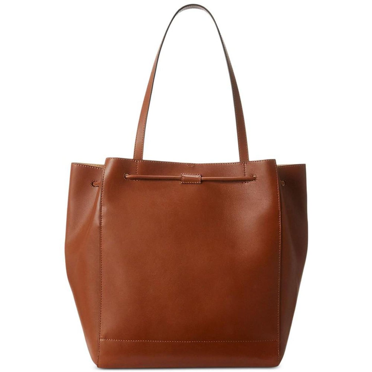 Andie Large Leather Drawstring Tote