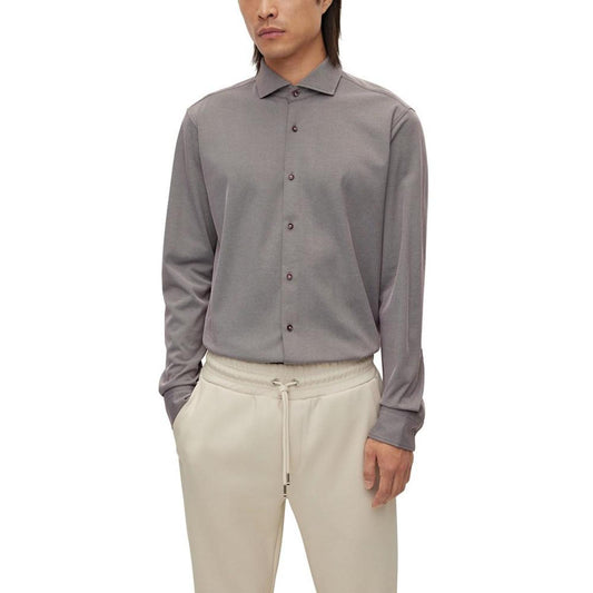 Men's Micro-Patterned Regular-Fit Shirt