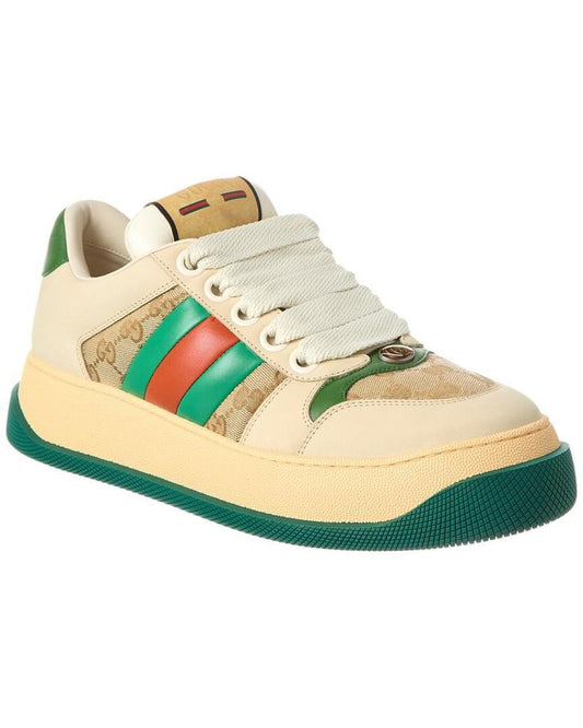 Gucci Screener GG Canvas & Leather Sneaker