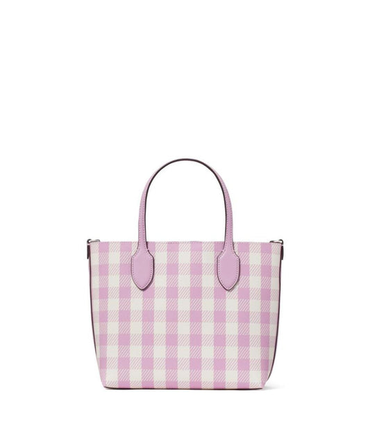 Bleecker Gingham Printed Pvc Medium Crossbody Tote