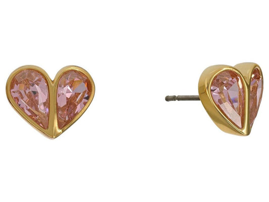 Rock Solid Stone Small Heart Studs-Boxed Earrings