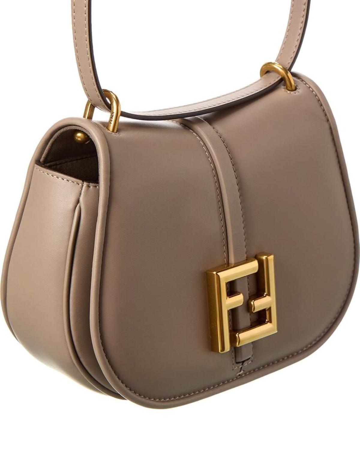 Fendi baguette mini leather best sale shoulder bag