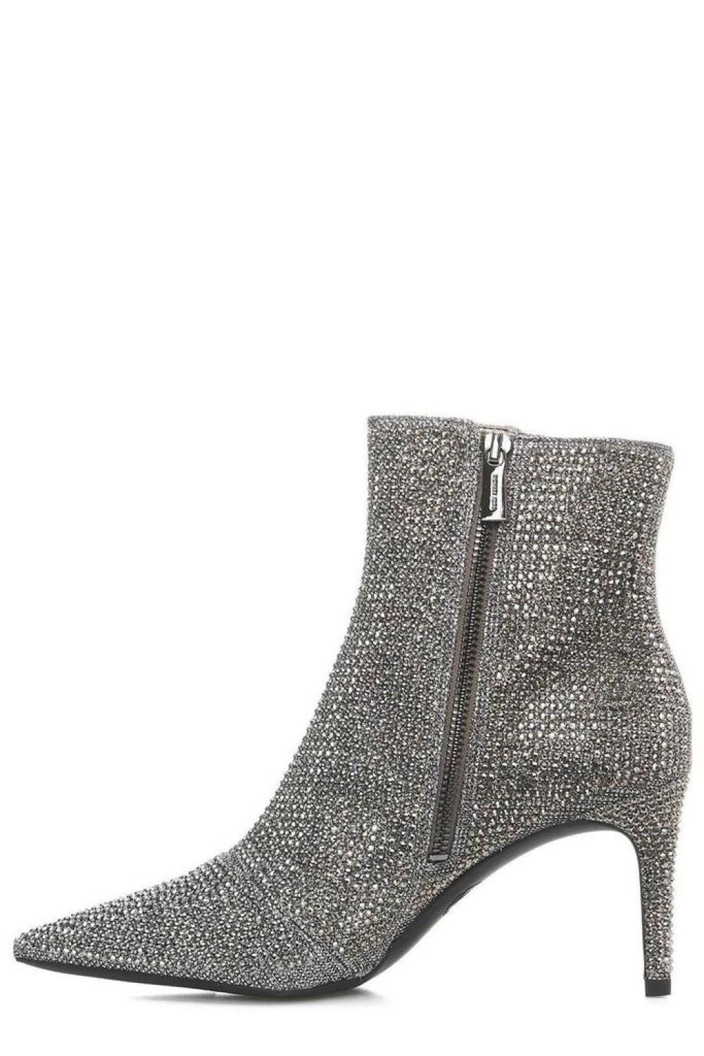 Michael Michael Kors Aline Embellished Heeled Ankle Boots