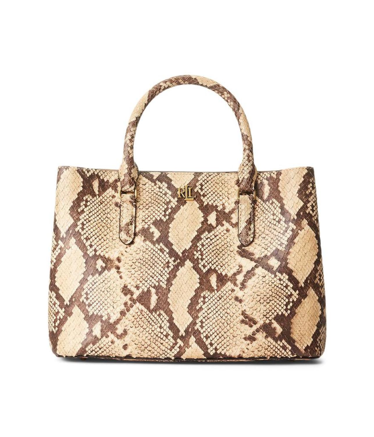 Faux Snakeskin Medium Marcy Satchel