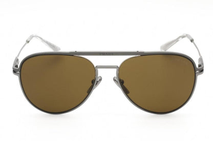 Prada 0PR 54ZS 16F01T Aviator Sunglasses 57 mm