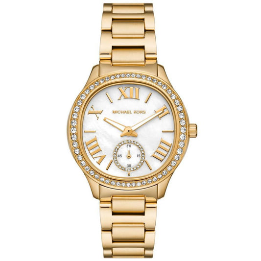 Women's Sage Three-Hand Gold-Tone Stainless Steel Watch 38mm