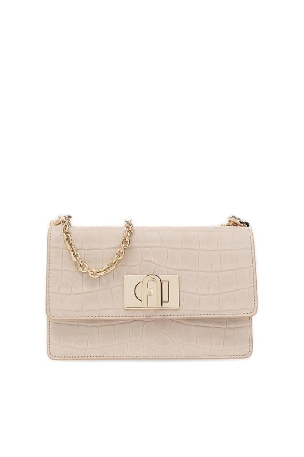 Furla 1927 Embossed Mini Shoulder Bag