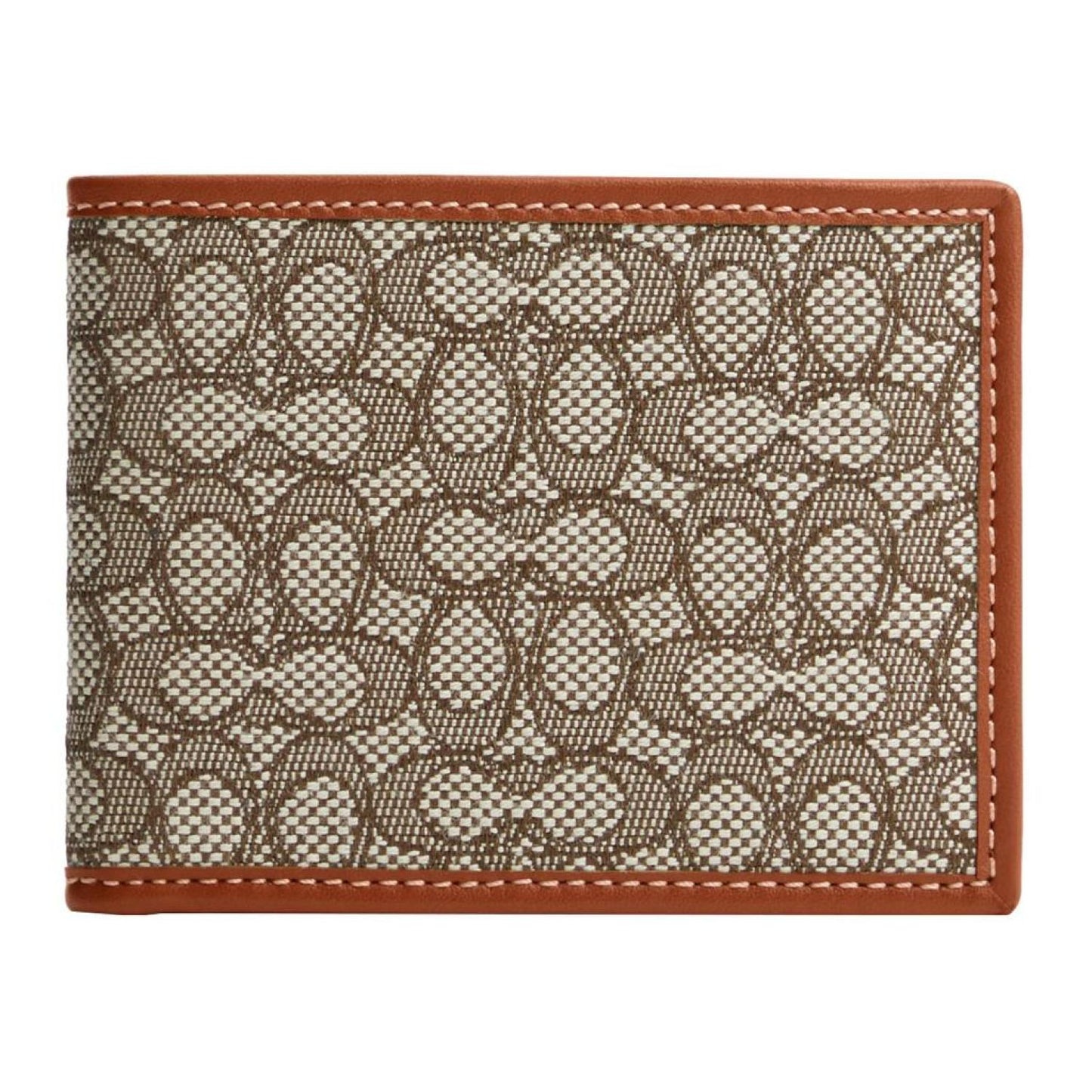 Slim Billfold in Micro Signature Jacquard