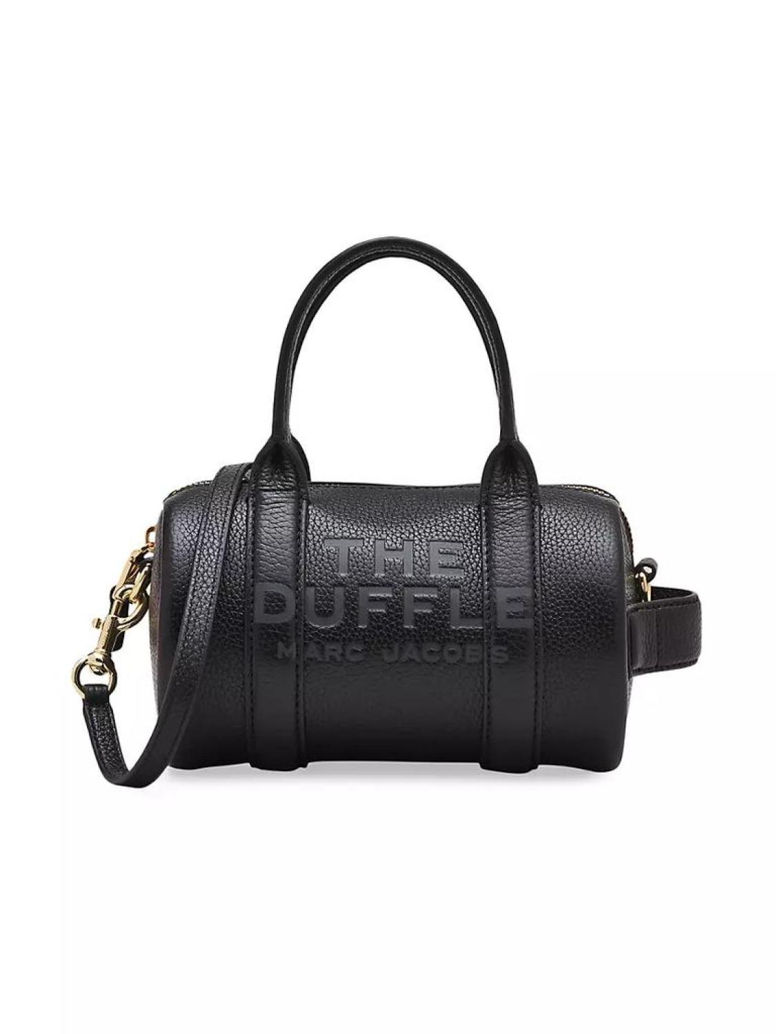 Mini Leather Duffle Bag