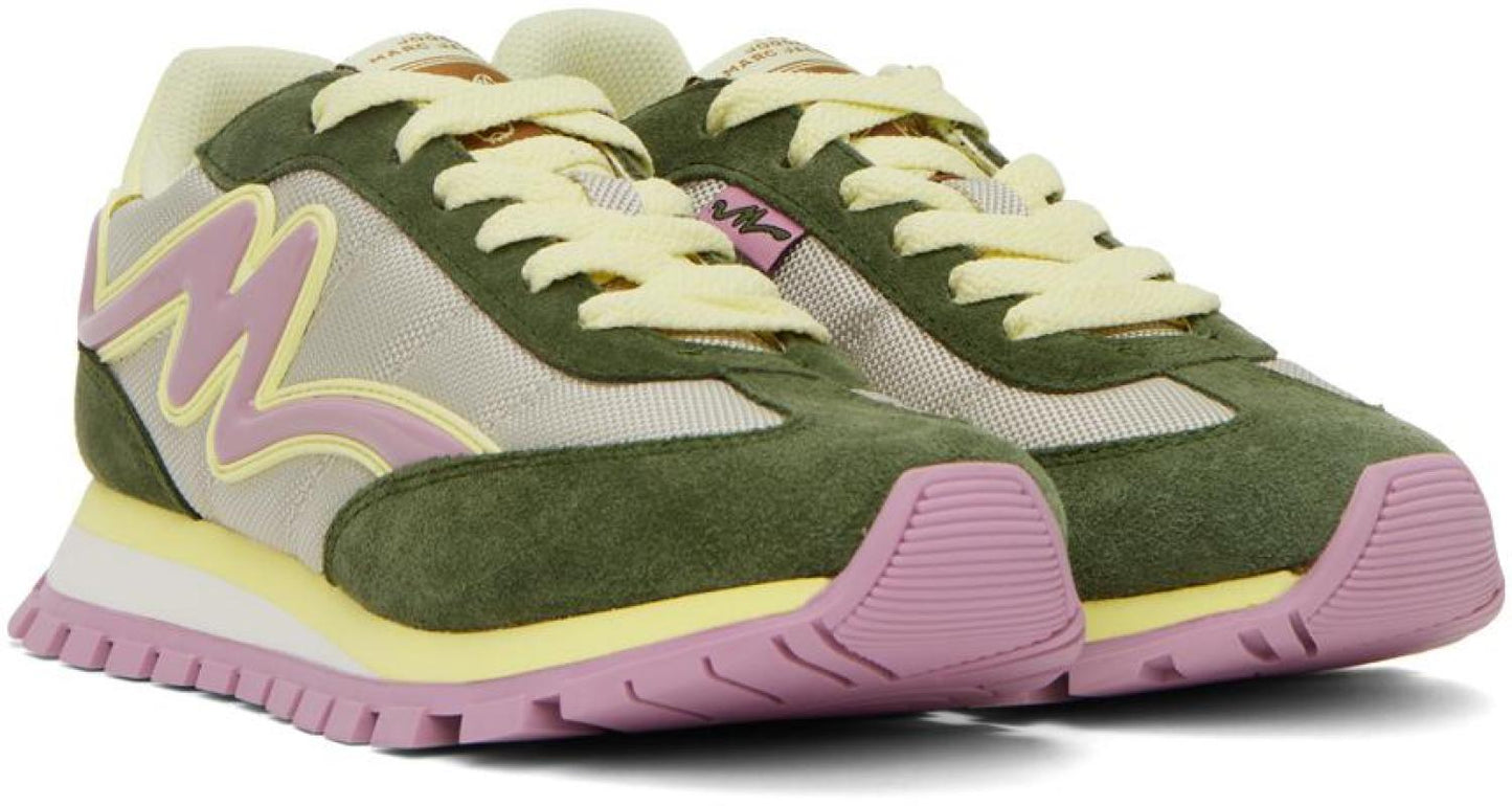 Green & Pink 'The Jogger' Sneakers