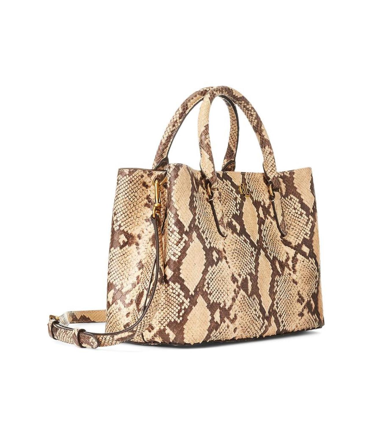 Faux Snakeskin Medium Marcy Satchel