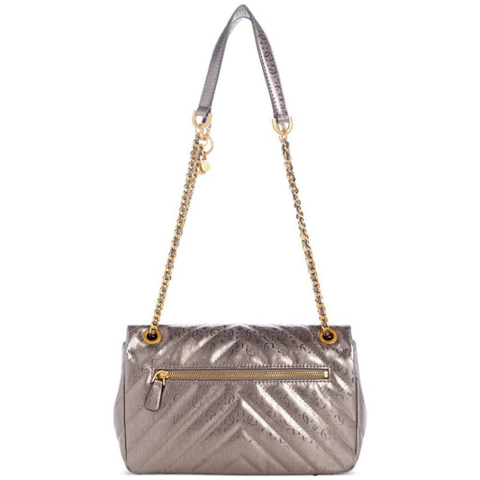 Jania Quilted Metallic Small Convertible Crossbody