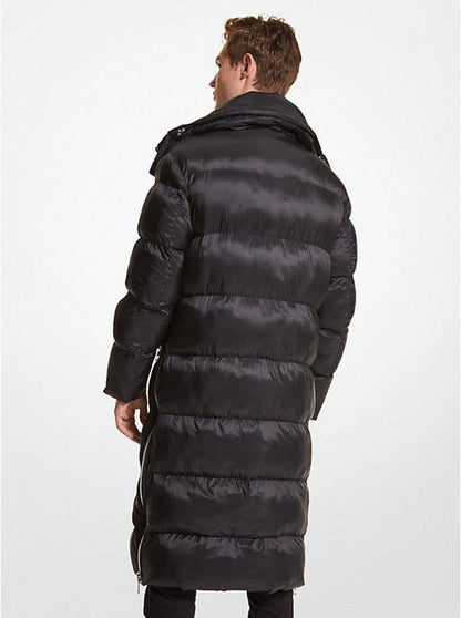 Quilted Nylon Puffer Coat