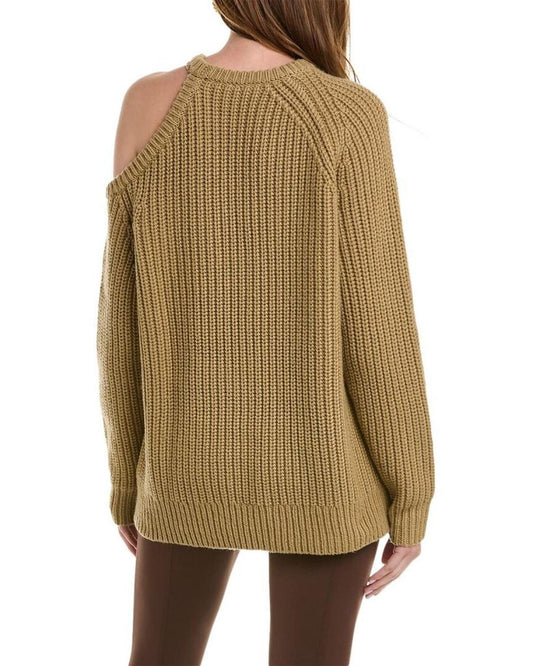 Michael Kors Collection One-Shoulder Cashmere Sweater