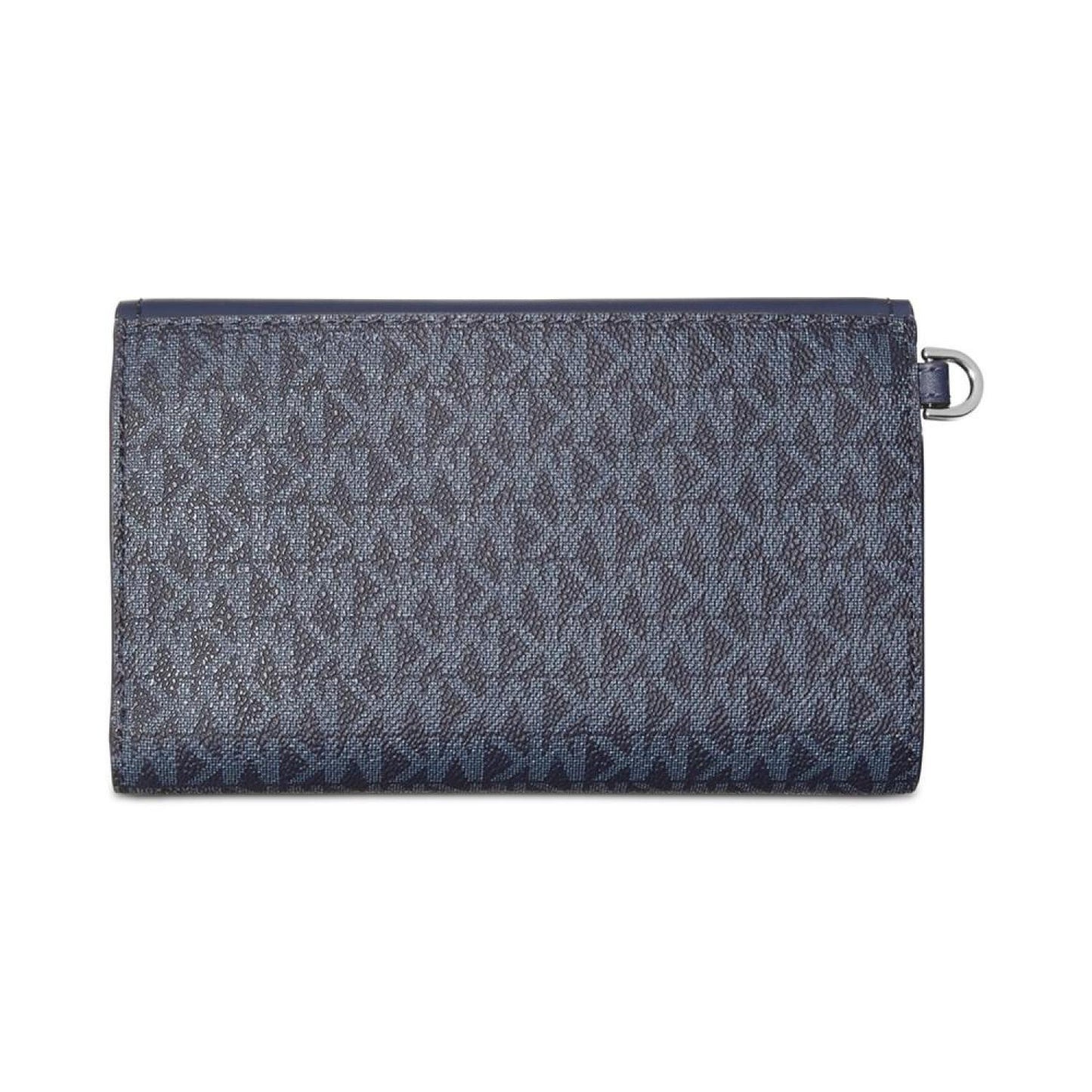 Logo Jet Set Charm Flap Wristlet