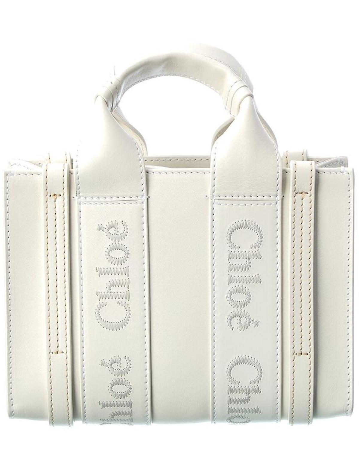 Chloé Woody Mini Leather Tote