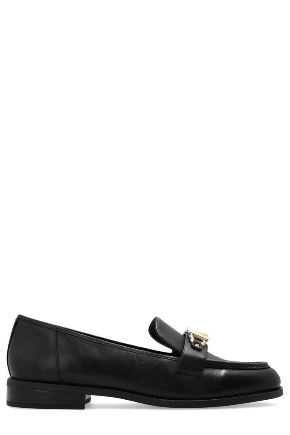 Michael Michael Kors Logo Plaque Round-Toe Loafers