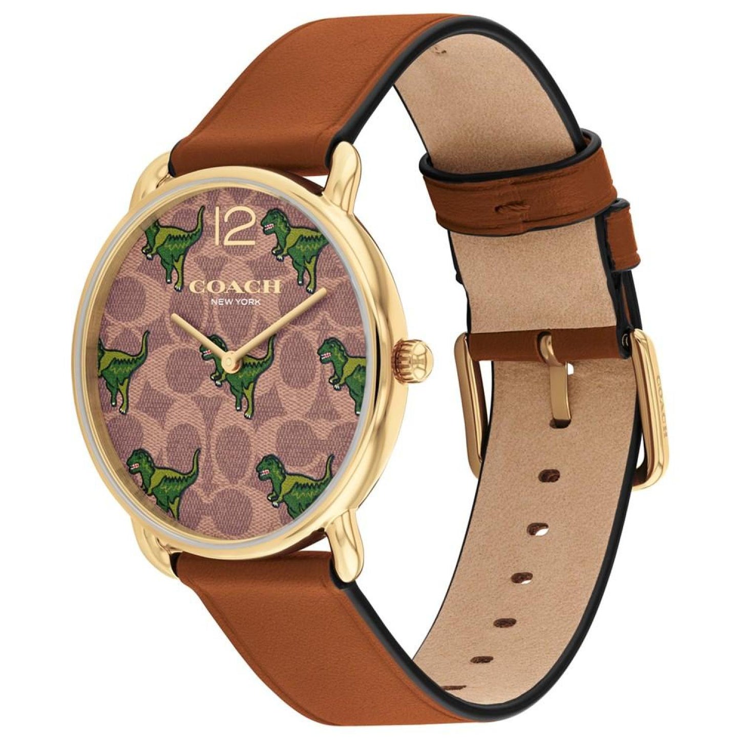 Women's Elliot Saddle Leather Strap Watch 36mm