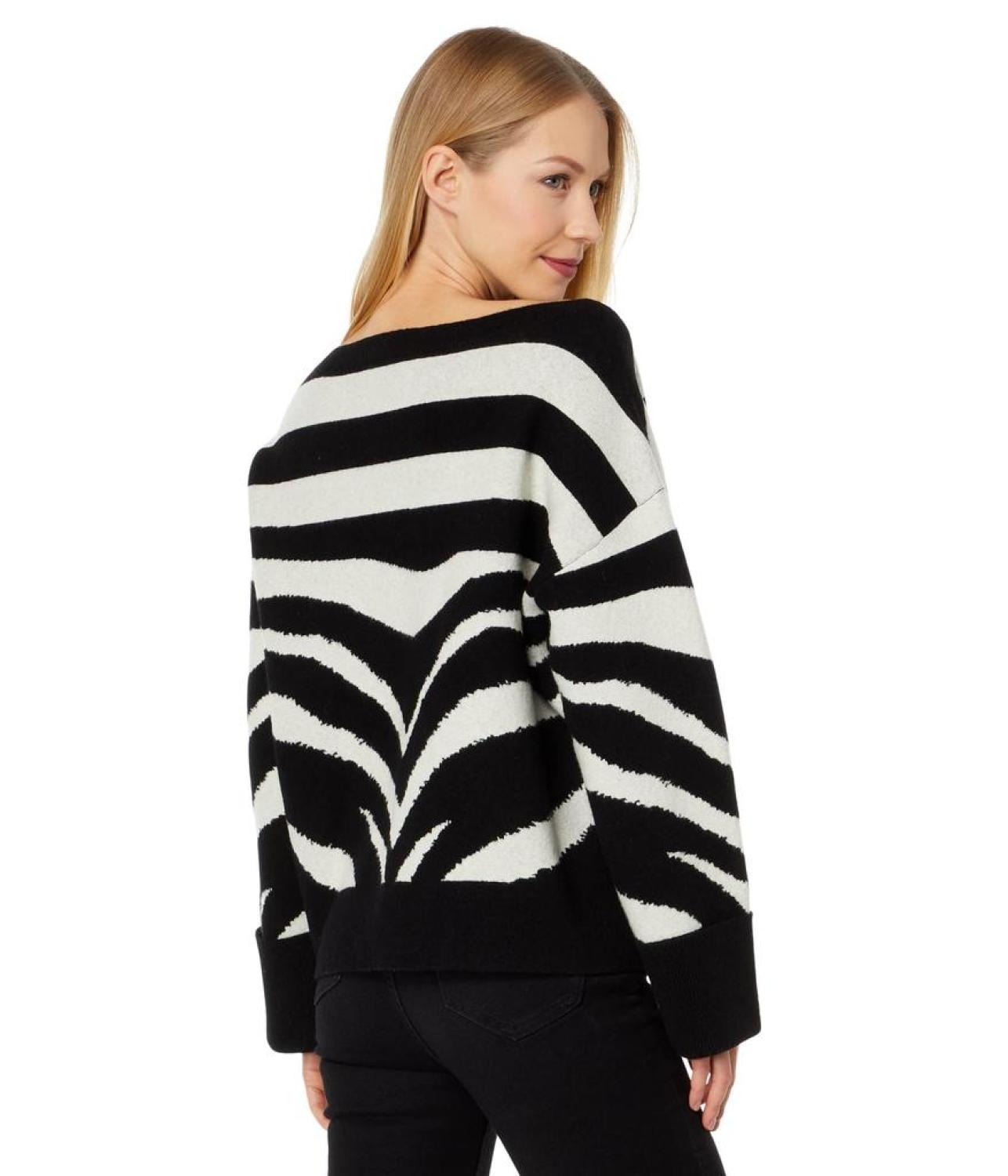 Bold Zebra Sweater