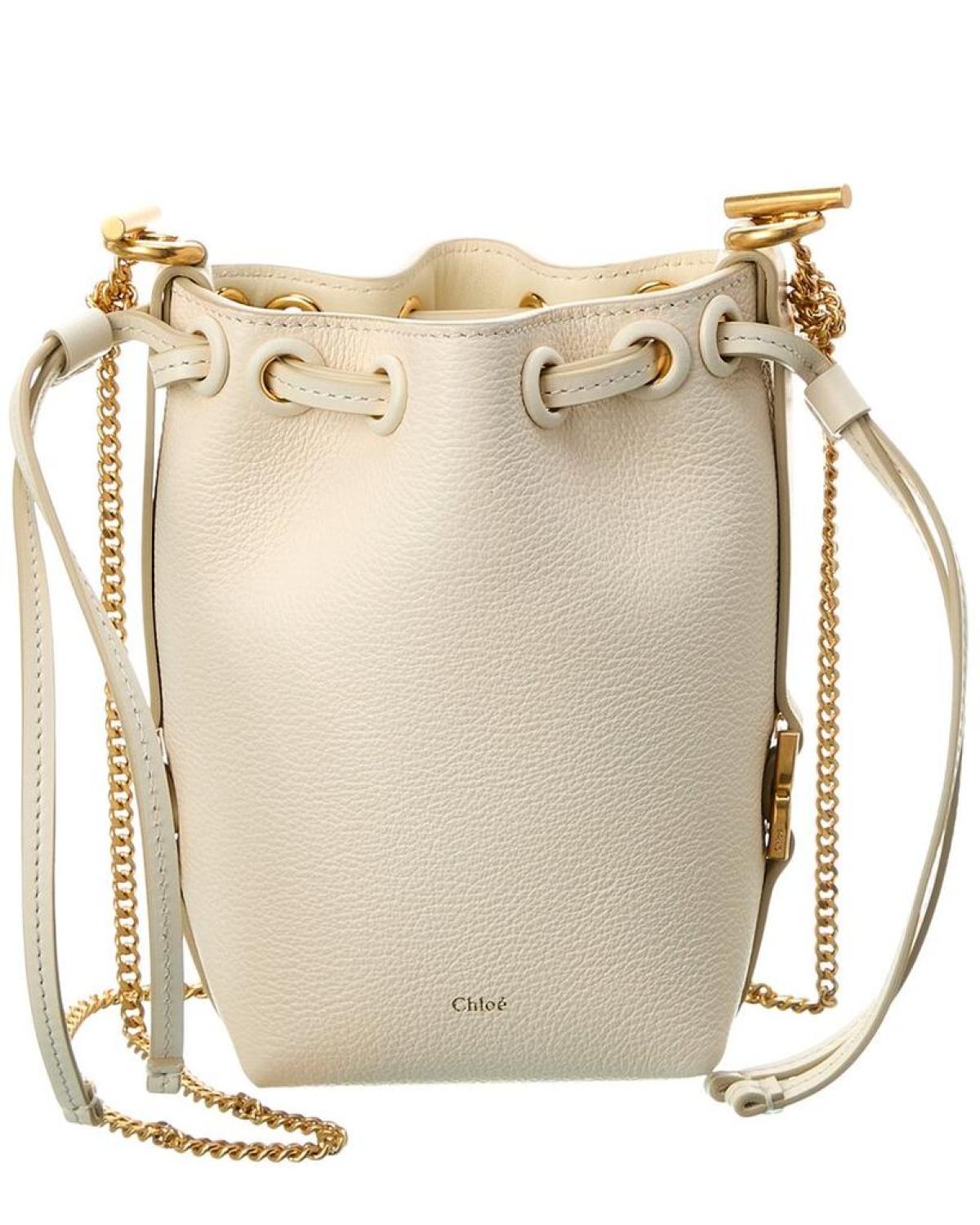 Chloé Marcie Micro Leather Bucket Bag