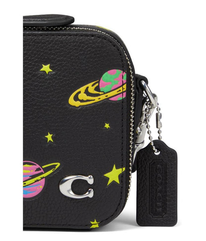 Charter Slim Crossbody in Saturn Printed Leather