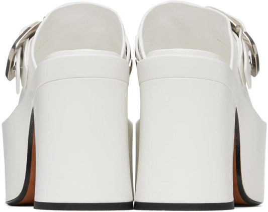 White 'The J Marc' Clogs