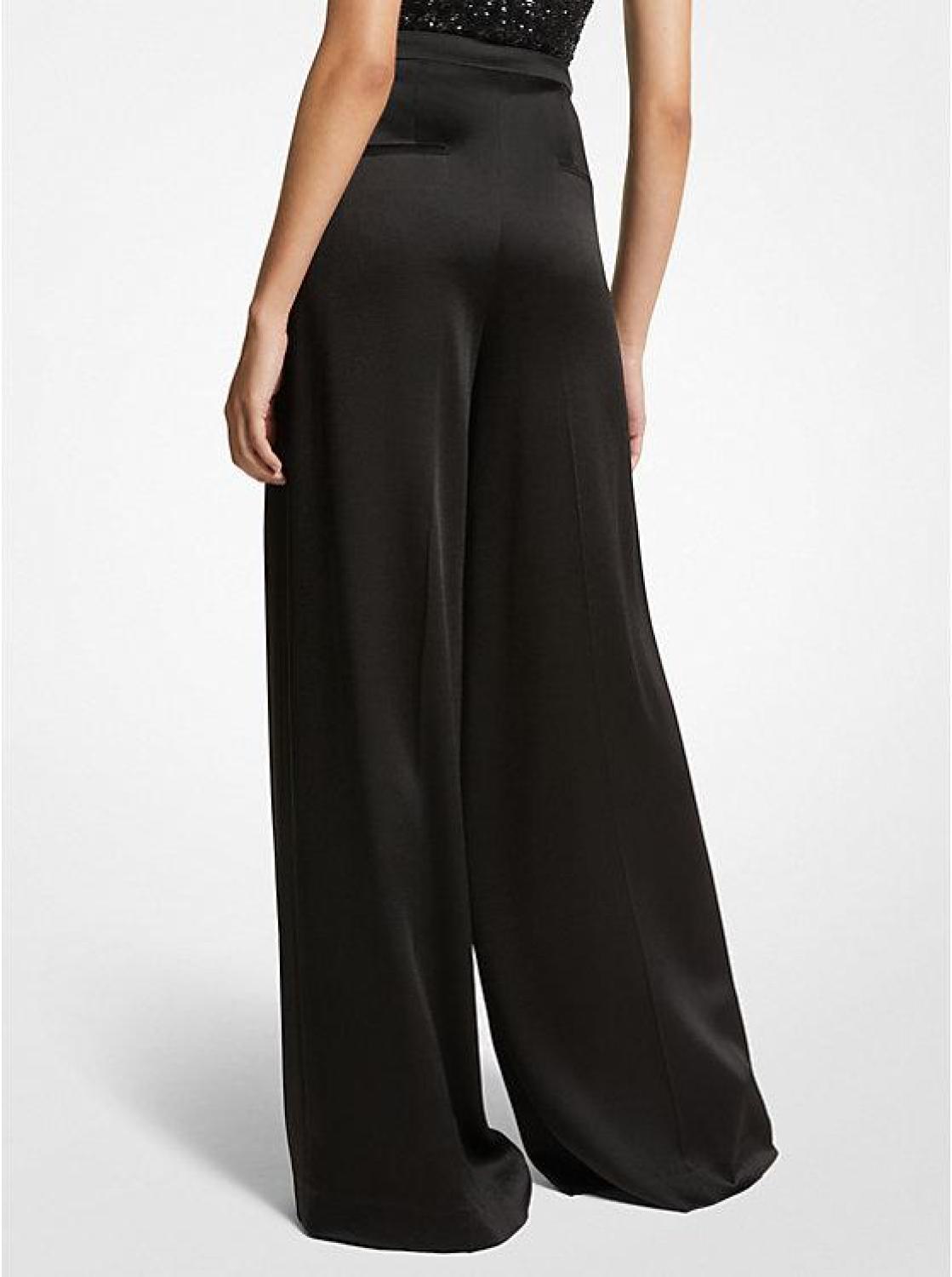 Satin Palazzo Pants