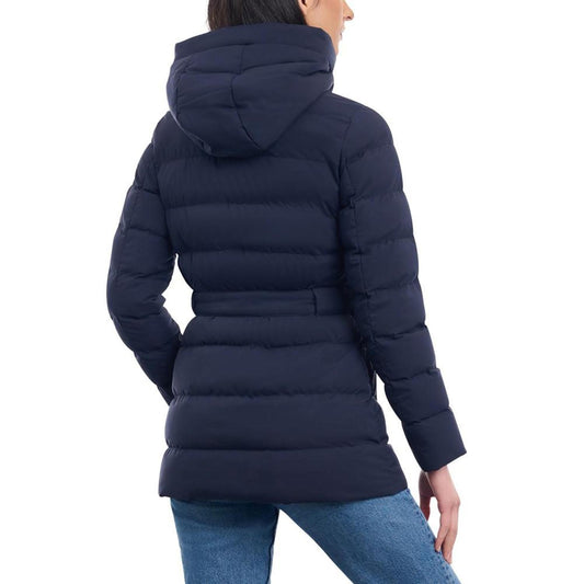 Women's Belted Packable Puffer Coat