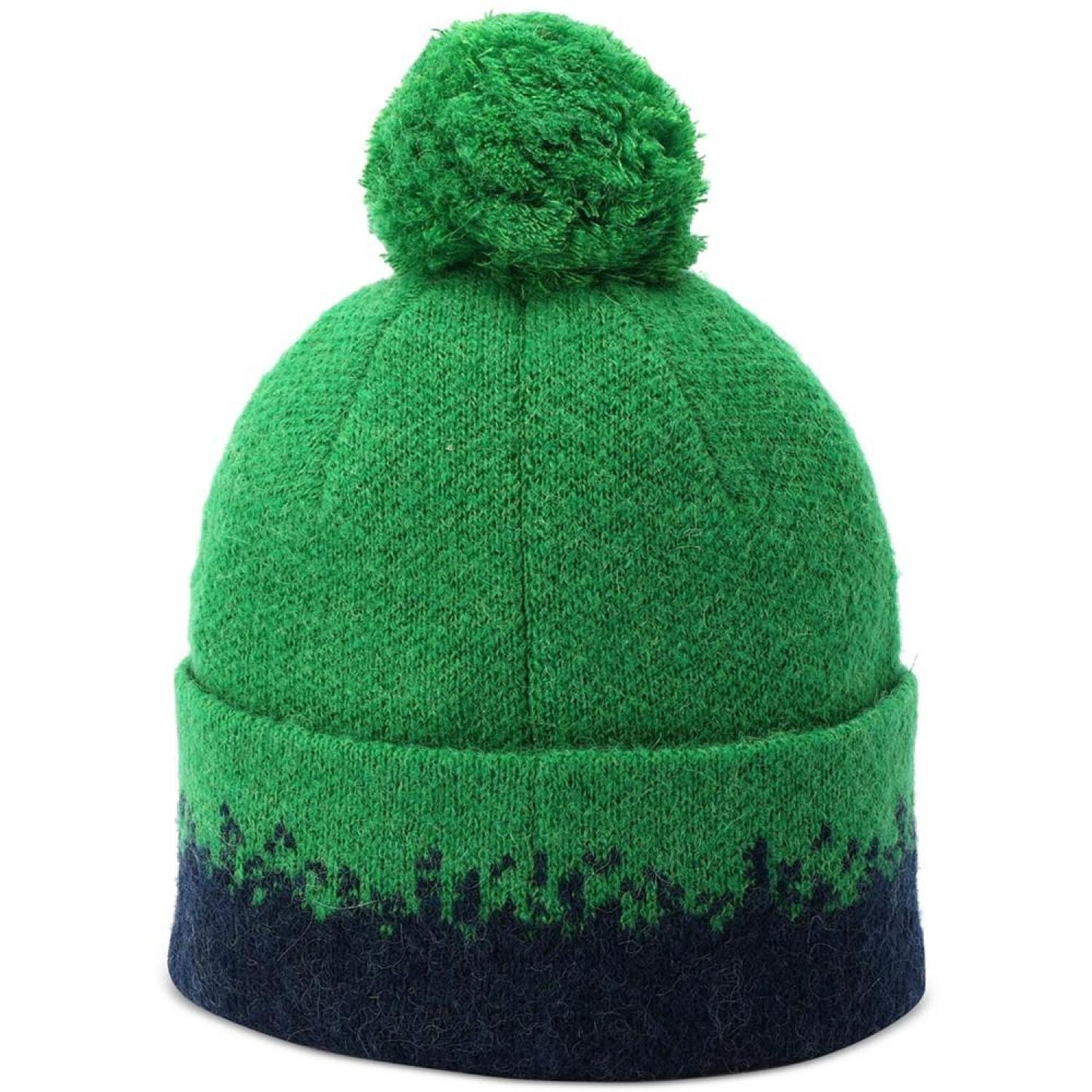 Women's Colorblocked Ombré Pom Pom Beanie